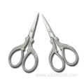 High quality make up beauty stainless steel eyebrow scissors pedicure nails curved scissor